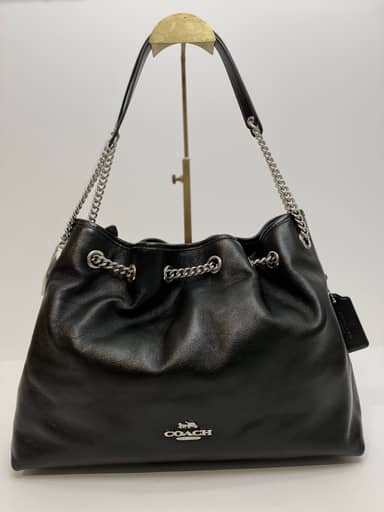 TJCCH-63446 Coach Evelyn Shoulder Bag Black NBU NETT