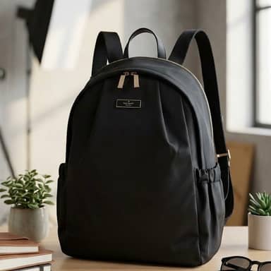 NKS-62955 Kate Spade Carter Nylon Backpack Large Black NEW