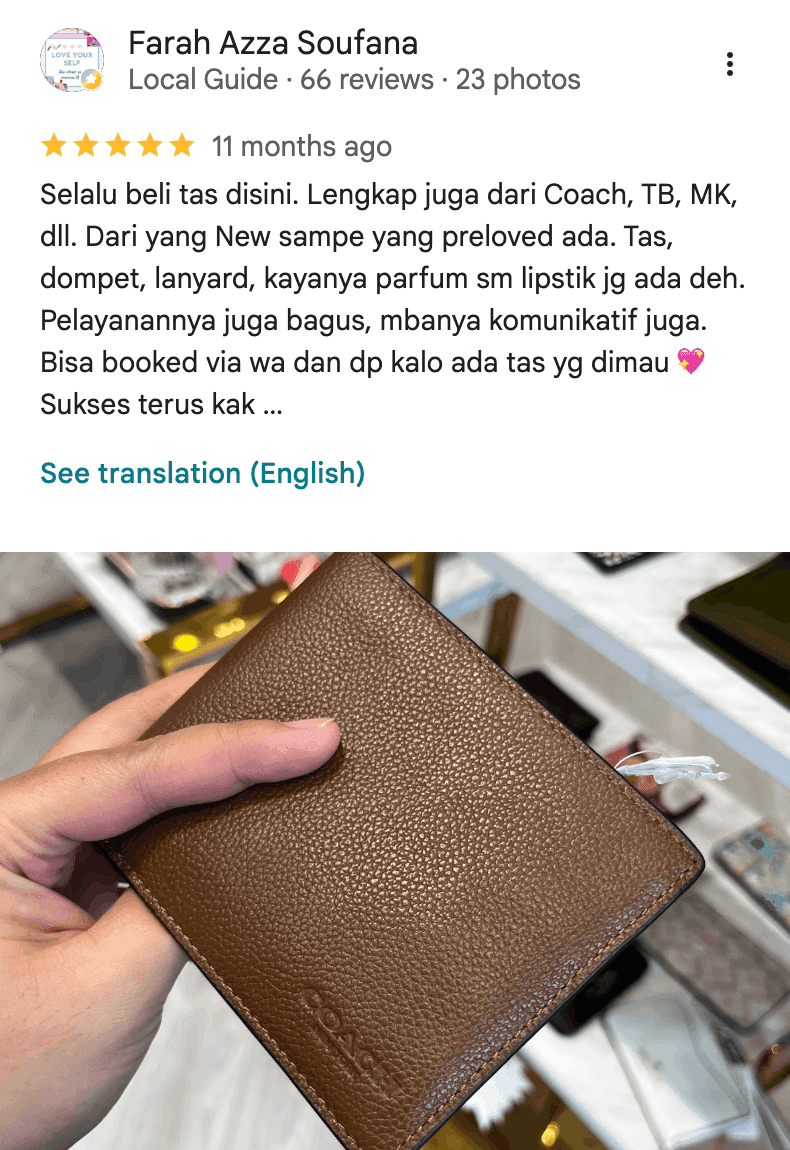 Review Google Sosialita Jogja oleh Farah