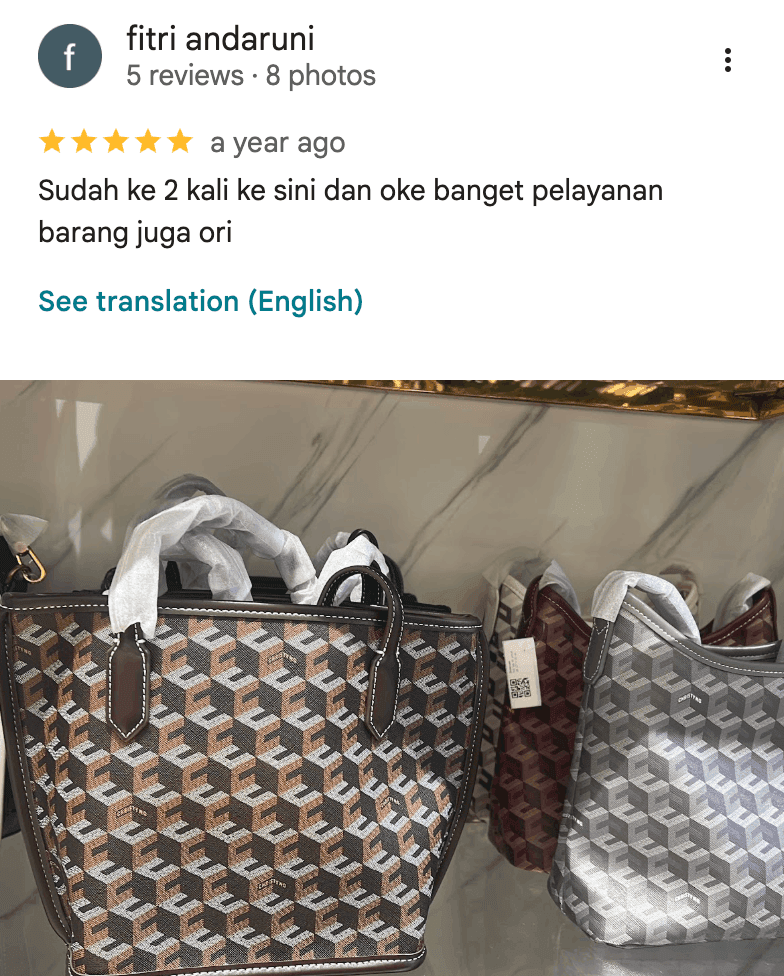Review Google Sosialita Jogja oleh Fitri