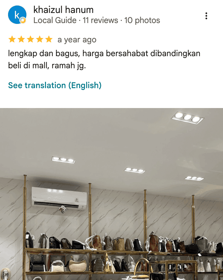 Review Google Sosialita Jogja oleh Khaizul