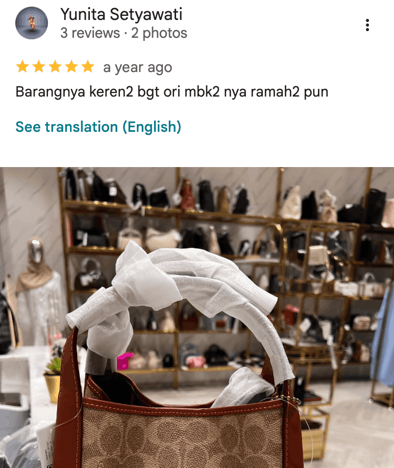 Review Google Sosialita Jogja oleh Yunita