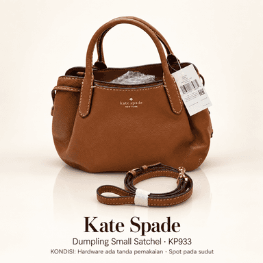 TJKS-63321 Kate Spade Dumpling Small Satchel Bag Warm Ginger PRELOVED NETT