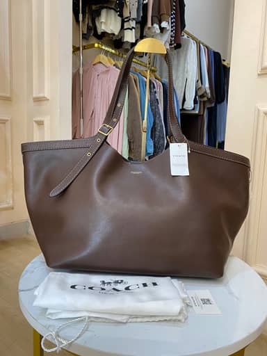 TJCCH-63337 Coach Gramercy Tote Bag Maple NBU NETT