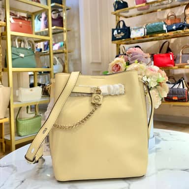 NMK-61534 Michael Kors Hamilton Legacy Medium Messenger Buttermilk NETT NEW